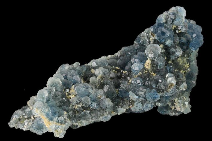 Stepped Blue Fluorite Crystal Cluster - China #139751